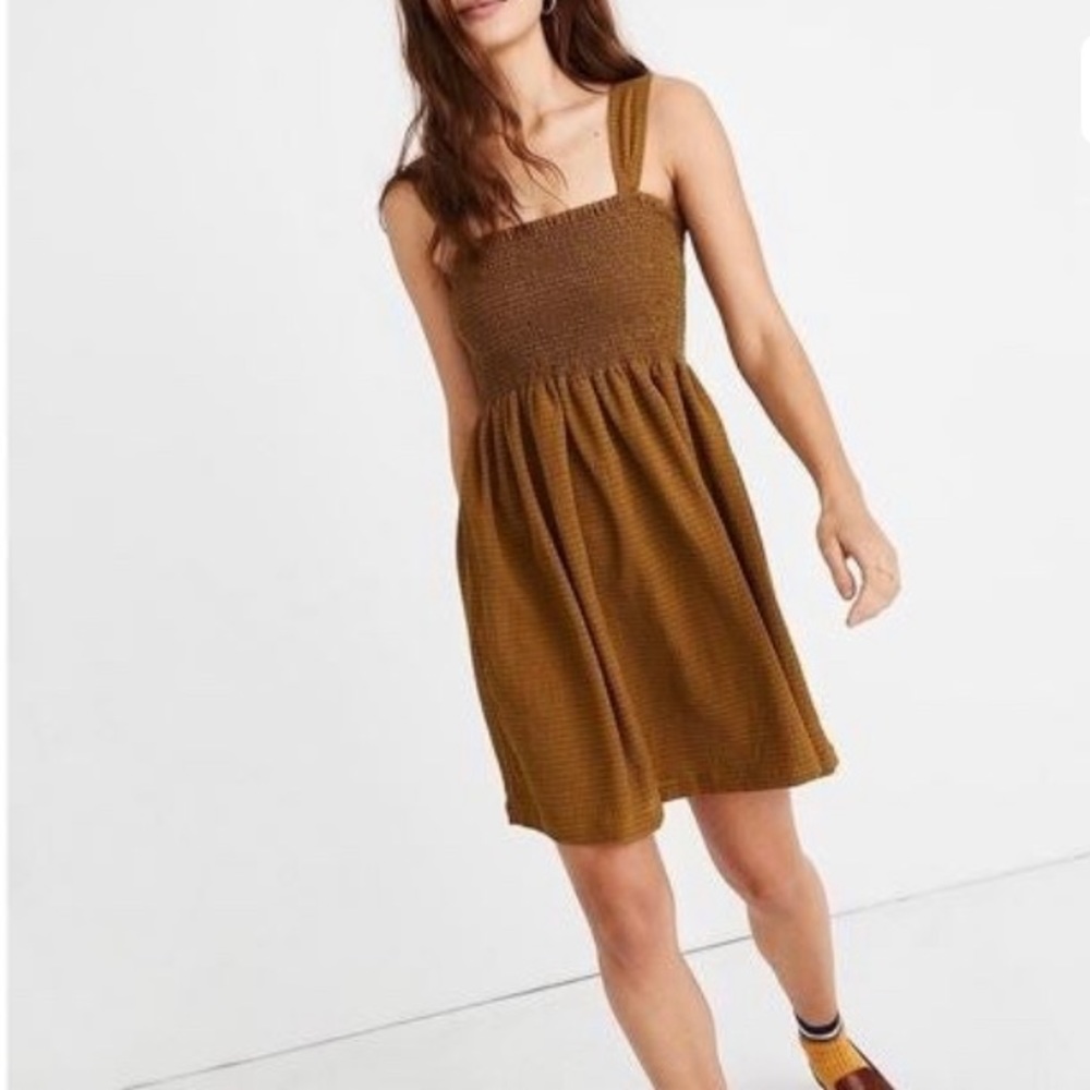 Madewell scrunched top dress worn once!!